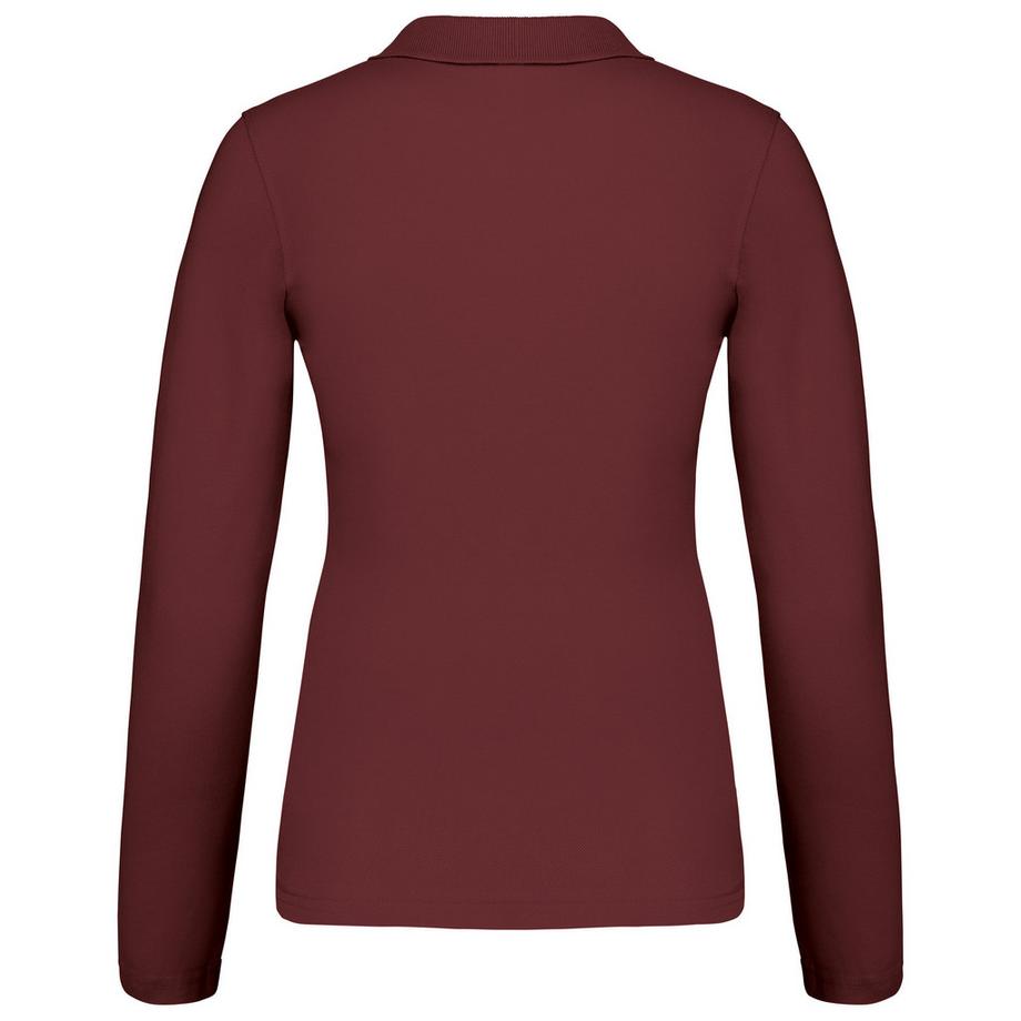 Kariban Damen Langarm Piqué Polo Shirt  