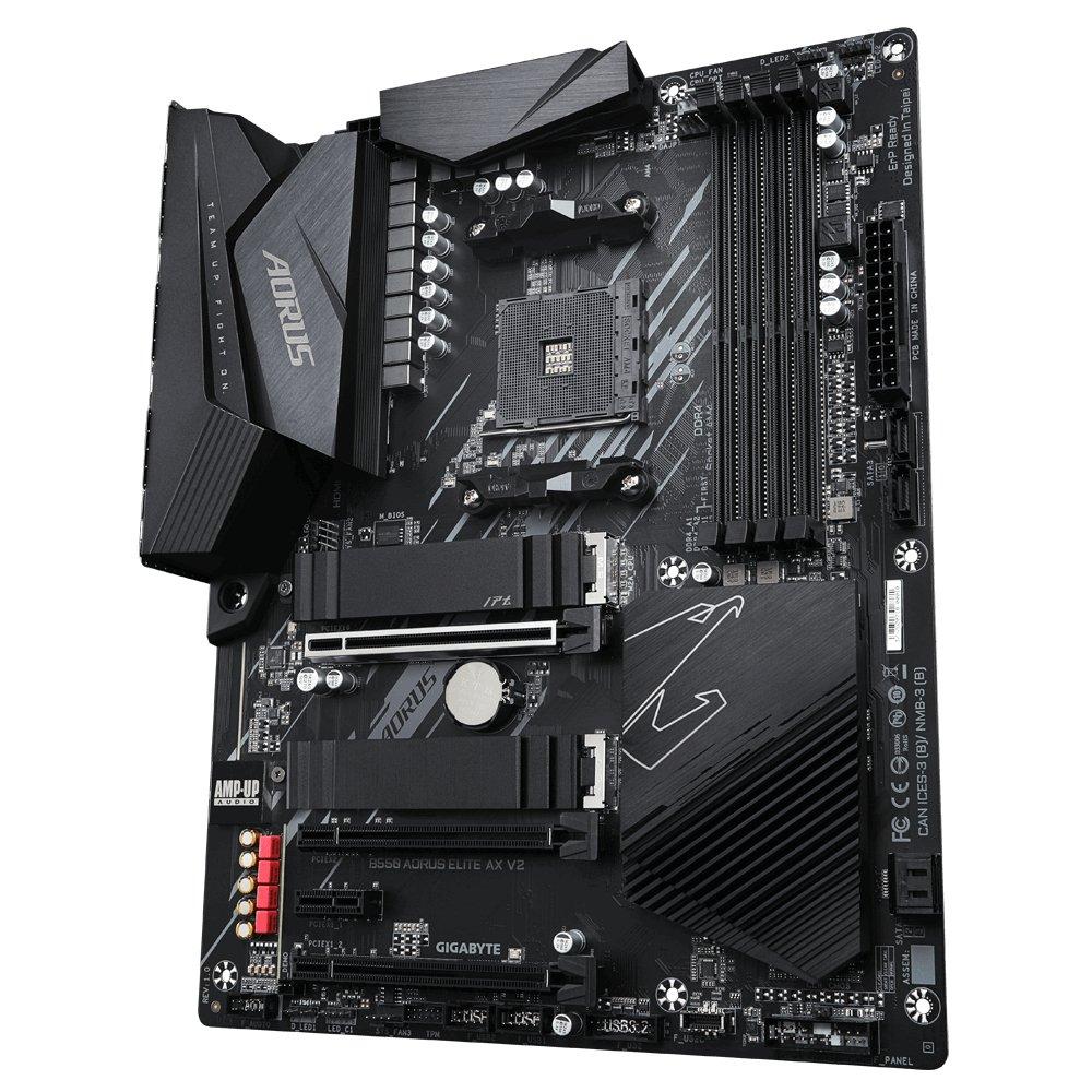 Gigabyte  B550 AORUS ELITE AX V2 Motherboard AMD B550 Sockel AM4 ATX 