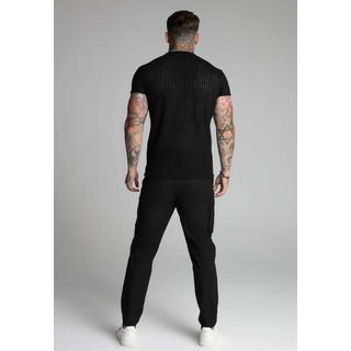 Sik Silk T-Shirt Textured Muscle Fit  
