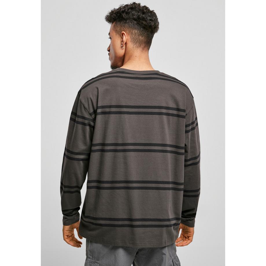 URBAN CLASSICS Oversized Gestreiftes Langarm-T-Shirt  