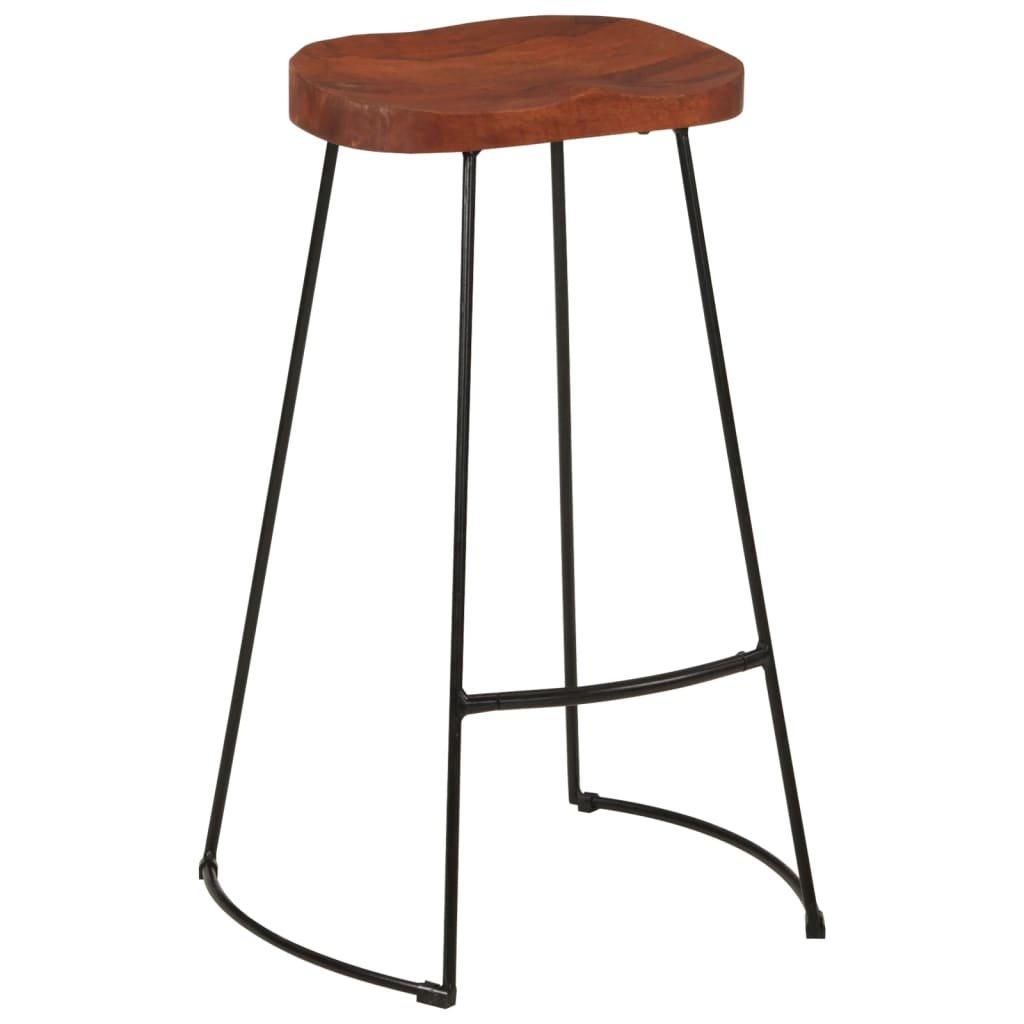 VidaXL Tabouret de bar teck  