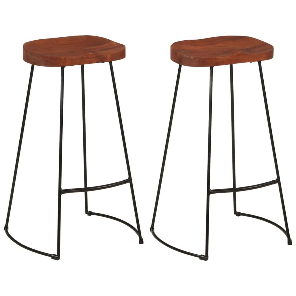 VidaXL Tabouret de bar teck  