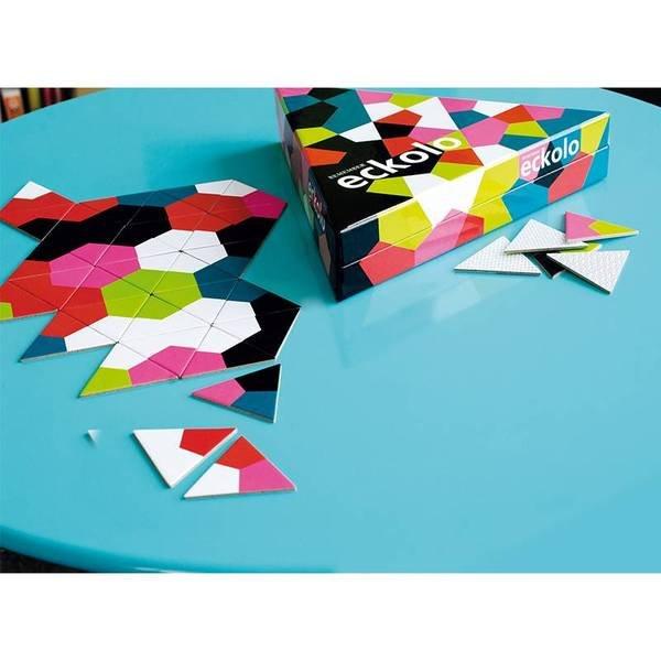 Remember  Eckolo - buntes Anlegespiel mit dreieckigen Karten 