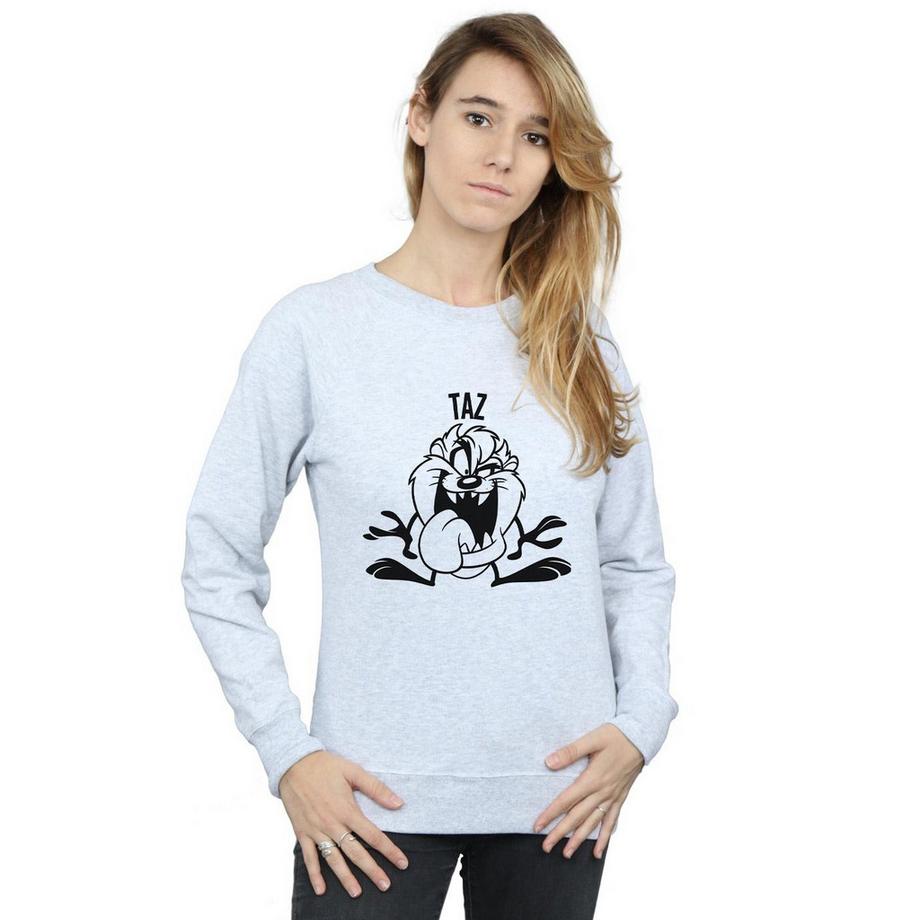 LOONEY TUNES Taz Grafikdruck Sweatshirt  