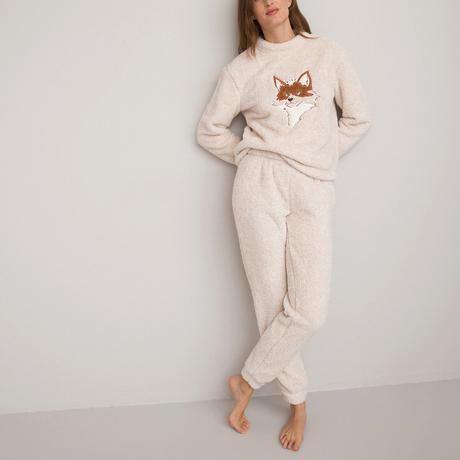 La Redoute Collections  Pyjama aus Sherpa-Fleece 