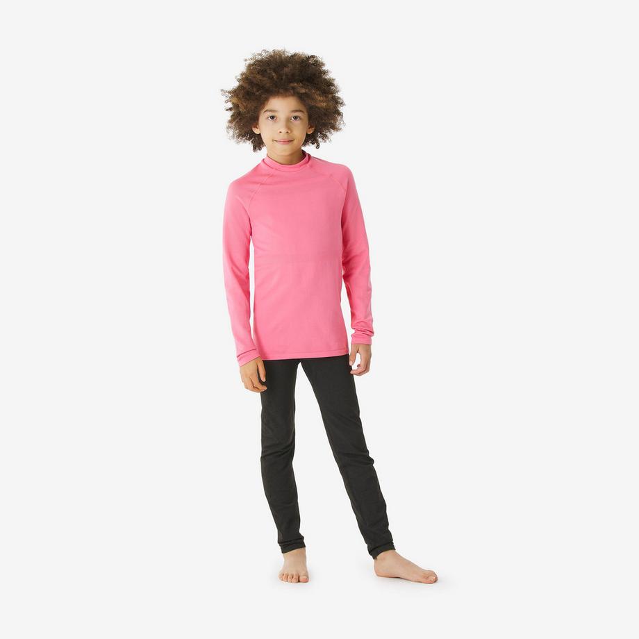 WEDZE  Skiunterhemd Kinder Warm Seamless 