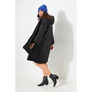 Ulla Popken Leichtstepp Mantel wasserabweisend 2-Wege-Zipper  