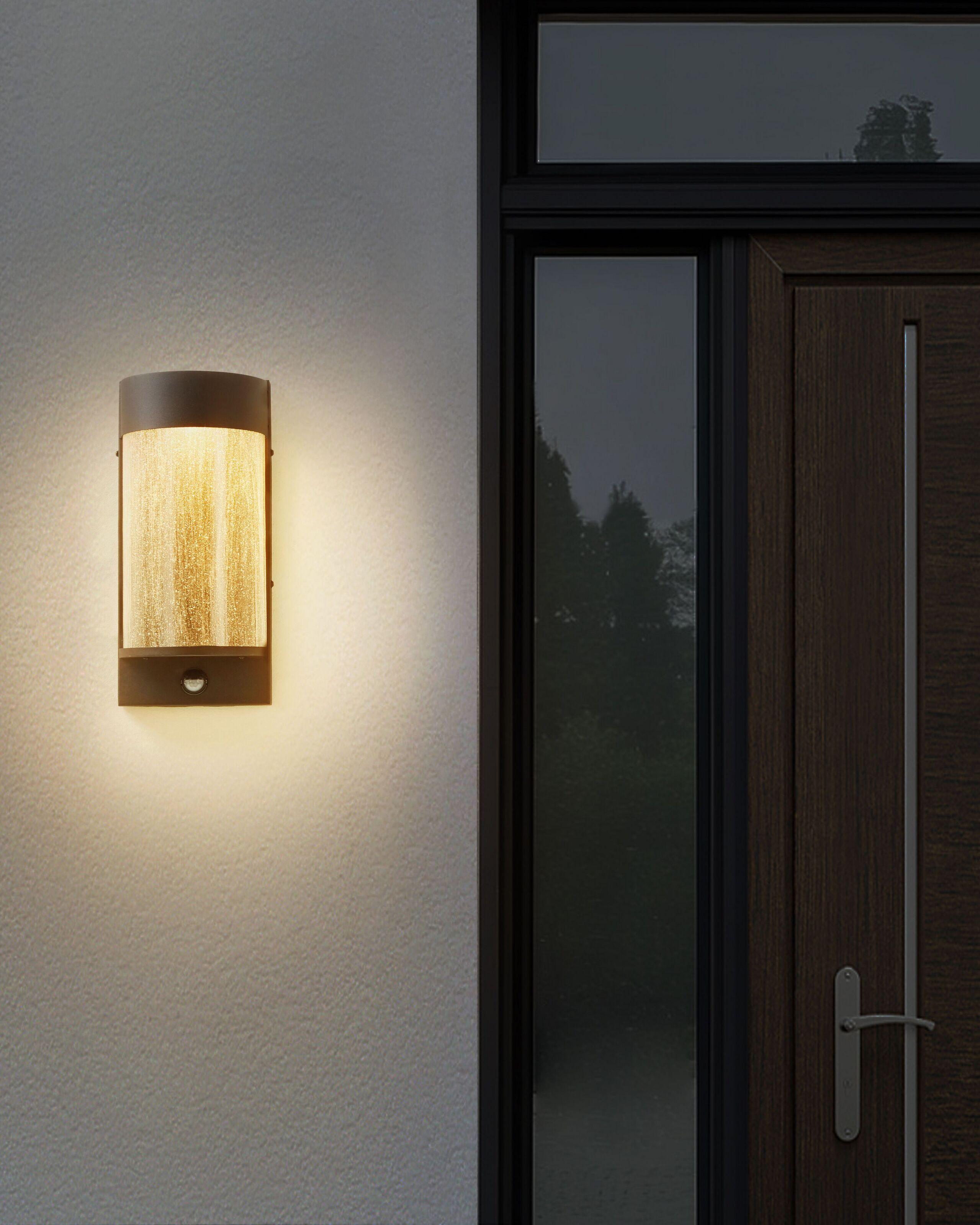 Beliani Lampe murale LED pour l'extérieur en Verre Moderne PHEPPIE  