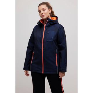 Ulla Popken  Veste softshell, coquillages, imperméable, capuche 