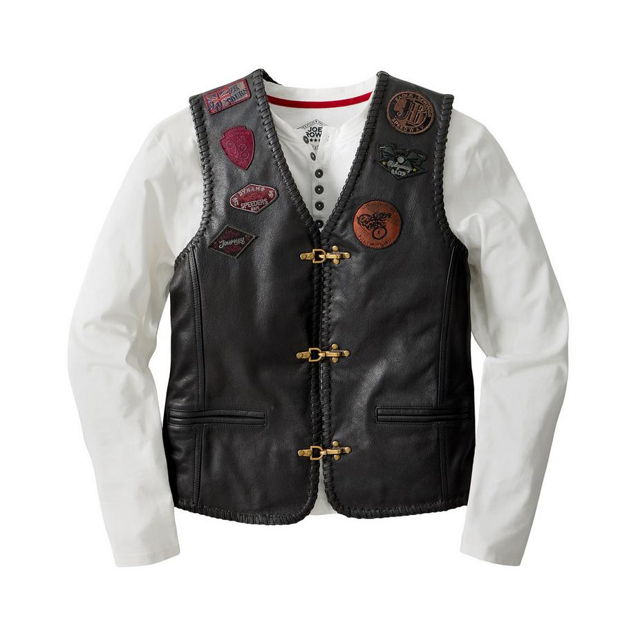 Joe Browns Gilet in pelle con applicazioni  