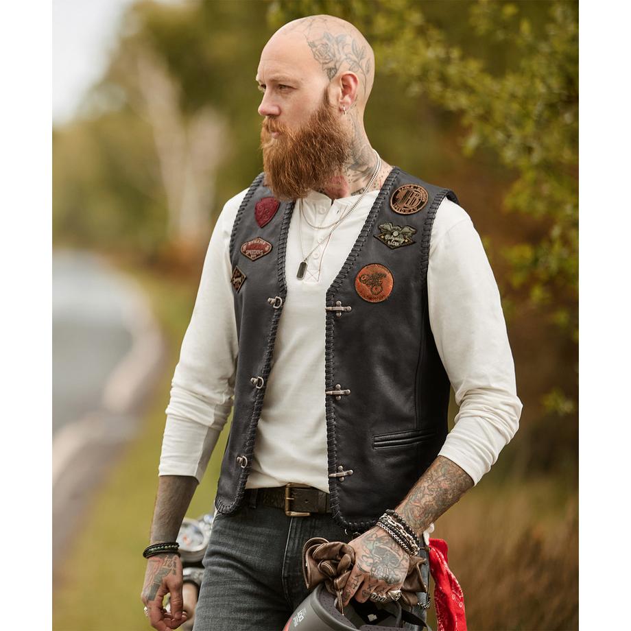 Joe Browns Gilet in pelle con applicazioni  