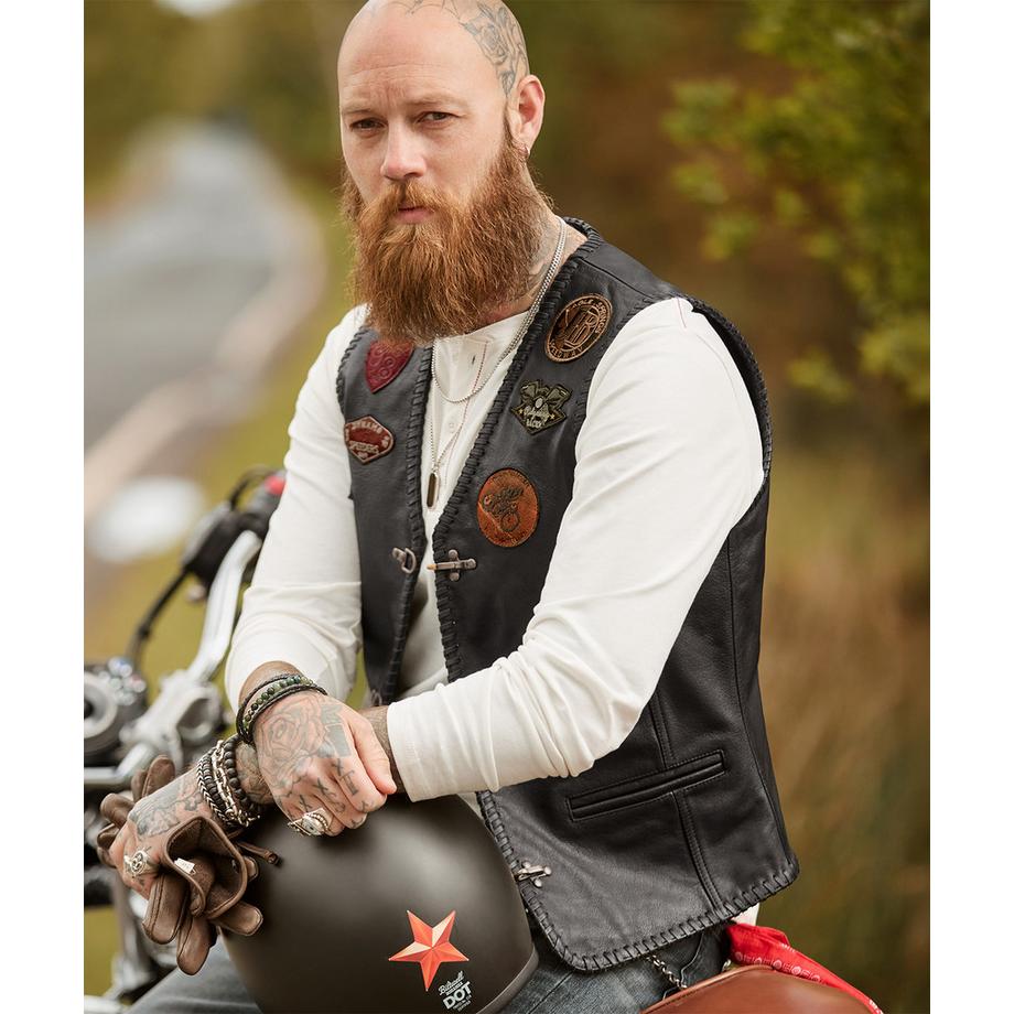 Joe Browns Gilet in pelle con applicazioni  