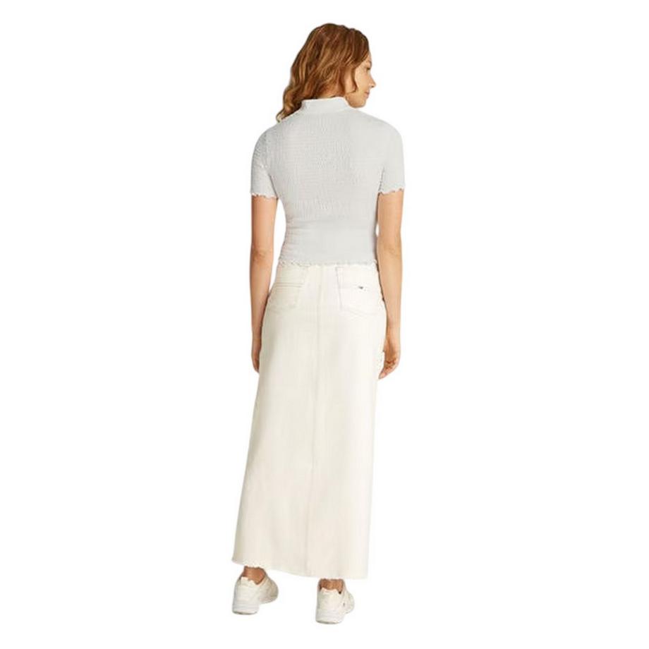 TOMMY JEANS  Maglietta Polo Aderente Tagliato Arricciato 