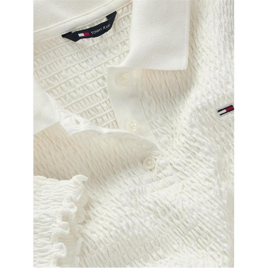 TOMMY JEANS  Maglietta Polo Aderente Tagliato Arricciato 