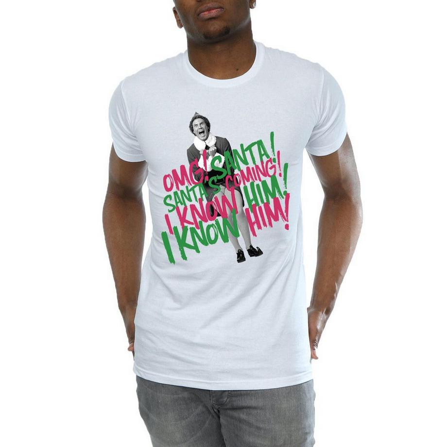 Elf T-shirt Santa's Coming  