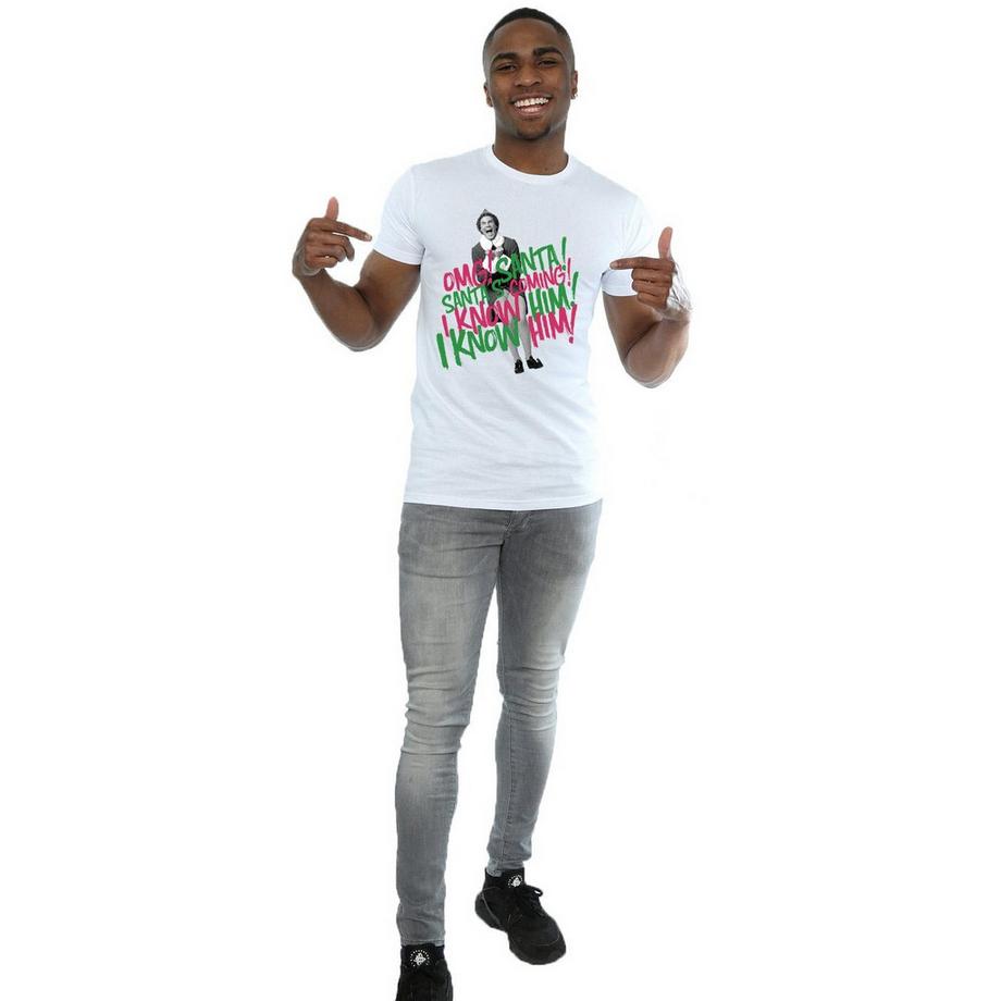 Elf T-shirt Santa's Coming  