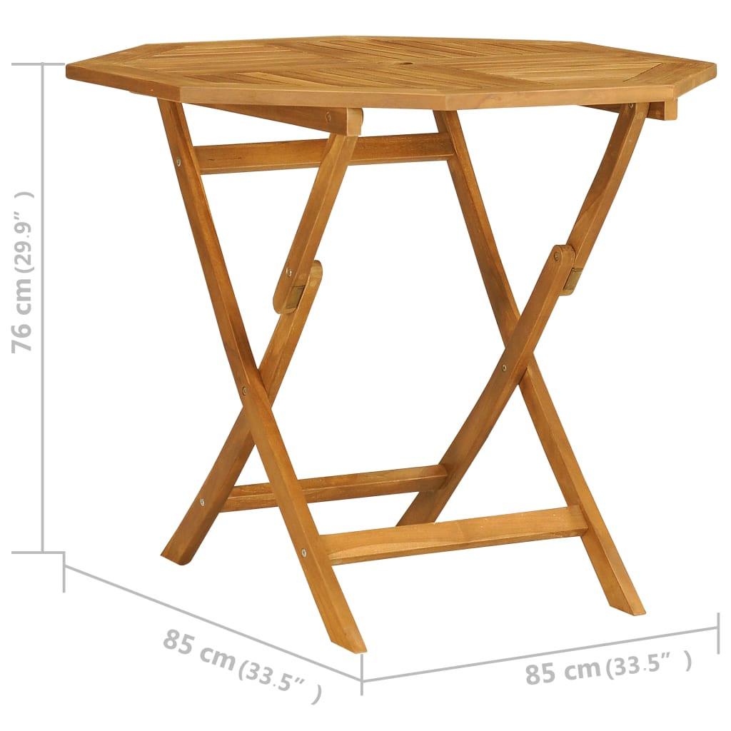 VidaXL Ensemble de salle à manger de jardin bois  