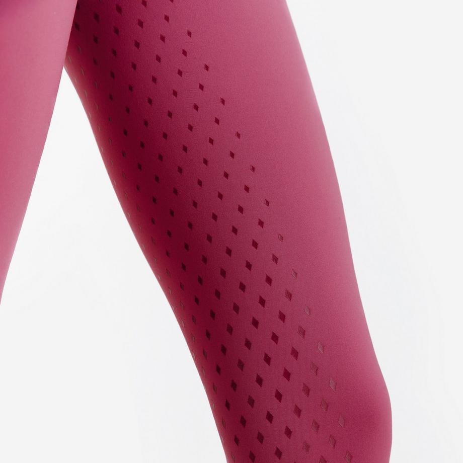 FOUGANZA  Reitleggings Full Grip Kinder - 500 Litchi rosa 