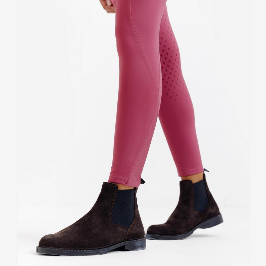 FOUGANZA  Reitleggings Full Grip Kinder - 500 Litchi rosa 