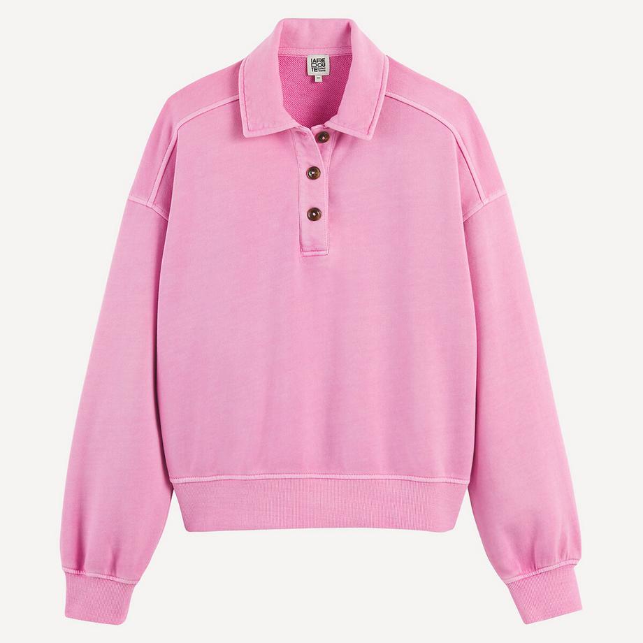 La Redoute Collections  Sweatshirt mit Polokragen 