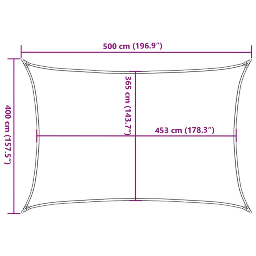 VidaXL Voile d'ombrage  