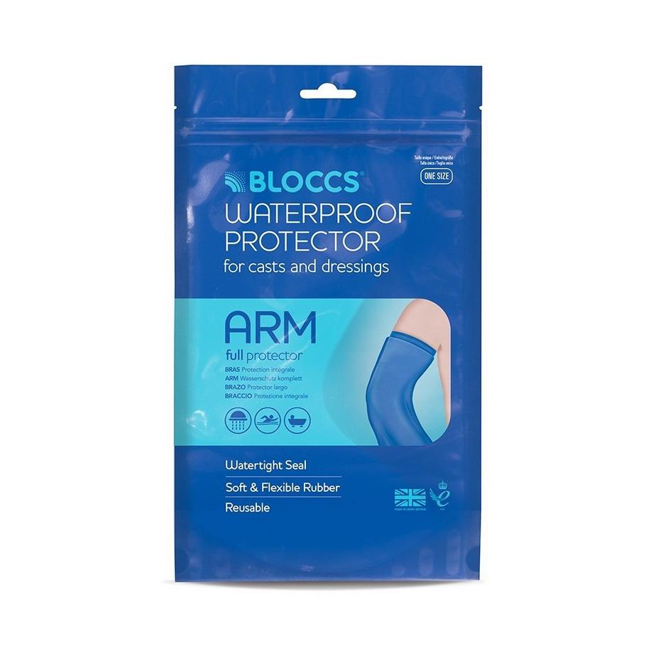 Bloccs  GipsschutzVerband Bloccs für Bad und Dusche, wasserdicht und strapazierfähig, Erwachsene 