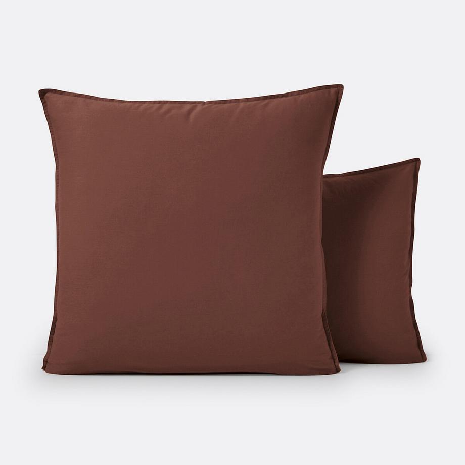 La Redoute Intérieurs Scenario Unifarbener Kissenbezug  