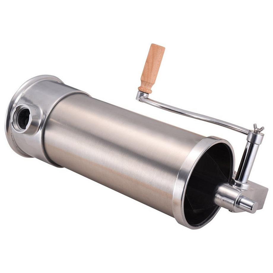 B2X  5 kg Edestahl Wurstfüller Wurstmaschine Wurstfüllmaschine inkl. 6 Füllrohre 