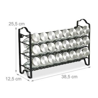 Northix Porta spezie con 24 bicchieri  