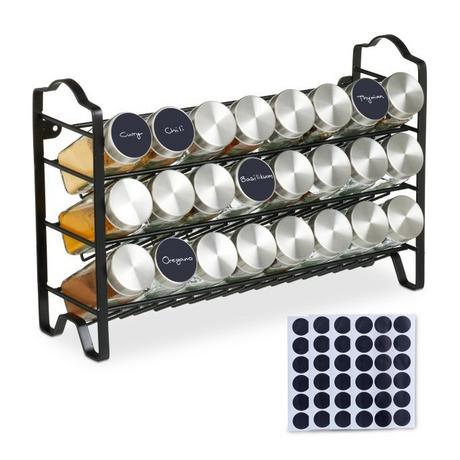 Northix Porta spezie con 24 bicchieri  