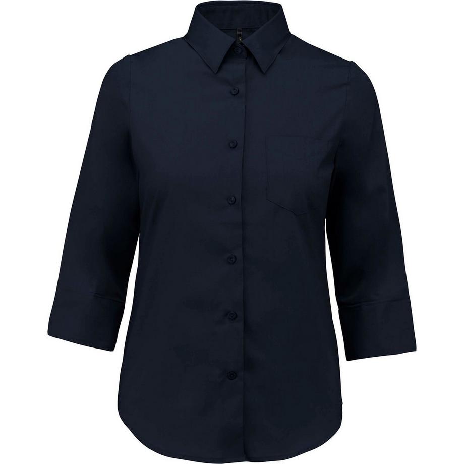 Kariban Chemise Femme Manches 3/4  