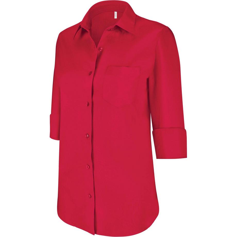 Kariban Chemise Femme Manches 3/4  