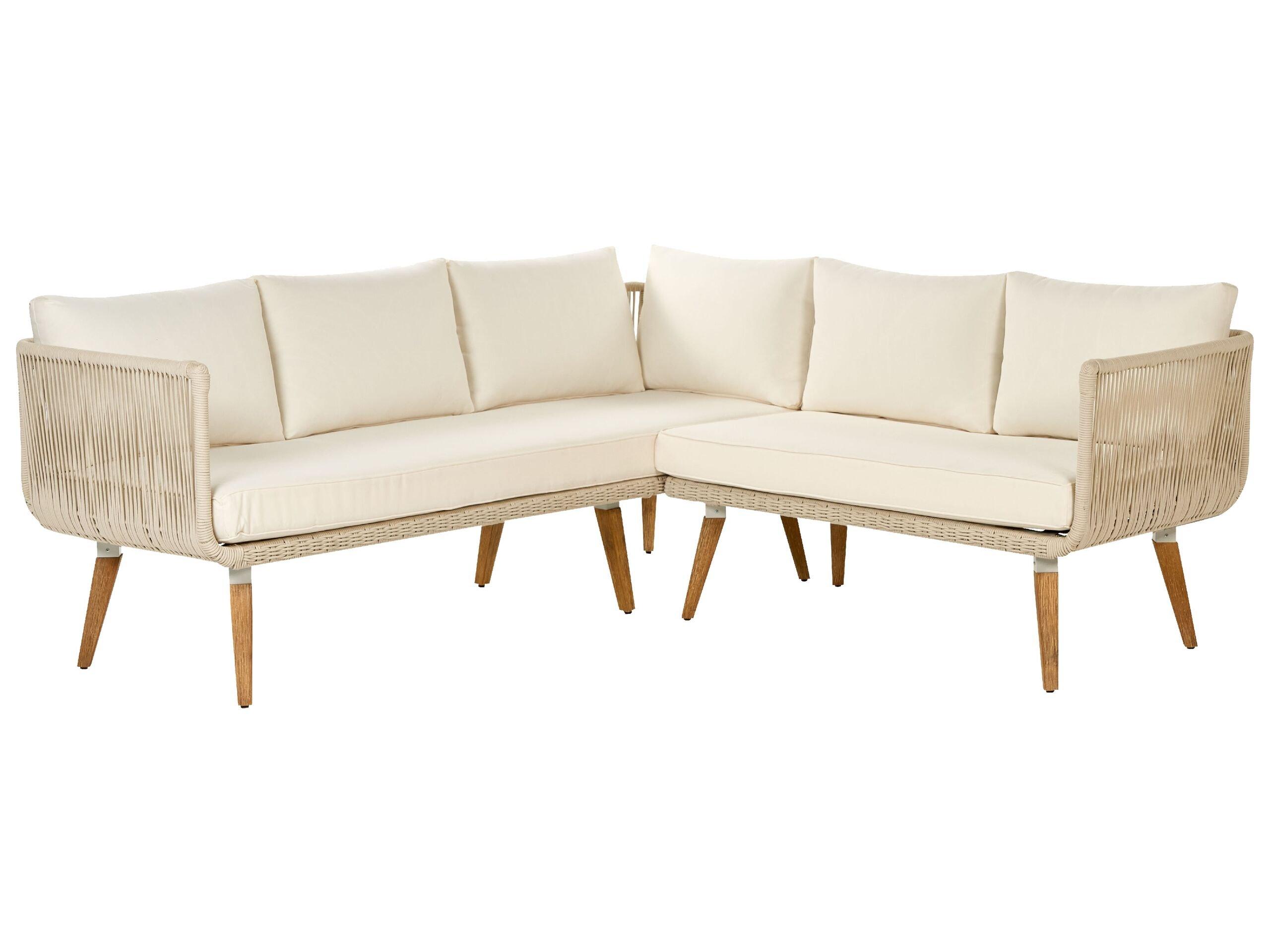 Beliani Lounge Set aus Akazienholz Modern ALCAMO  