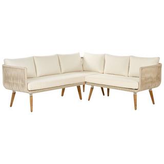 Beliani Lounge Set aus Akazienholz Modern ALCAMO  