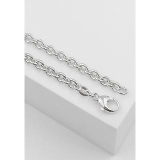 MUAU Schmuck  Bracelet rond d'forçat en or blanc 750, 3,1mm, 19cm 