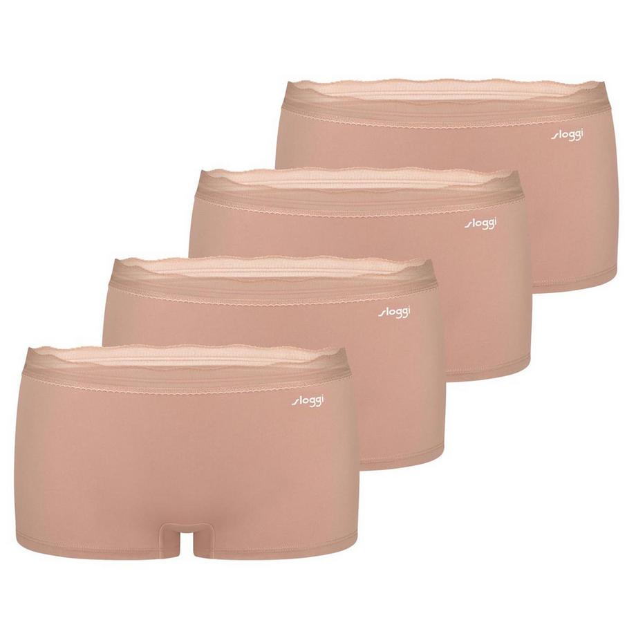 4er Pack Go Blush - Short Slip