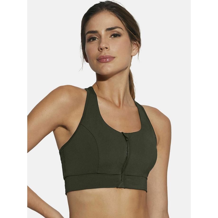 Brassière de sport zippée Tech ST5