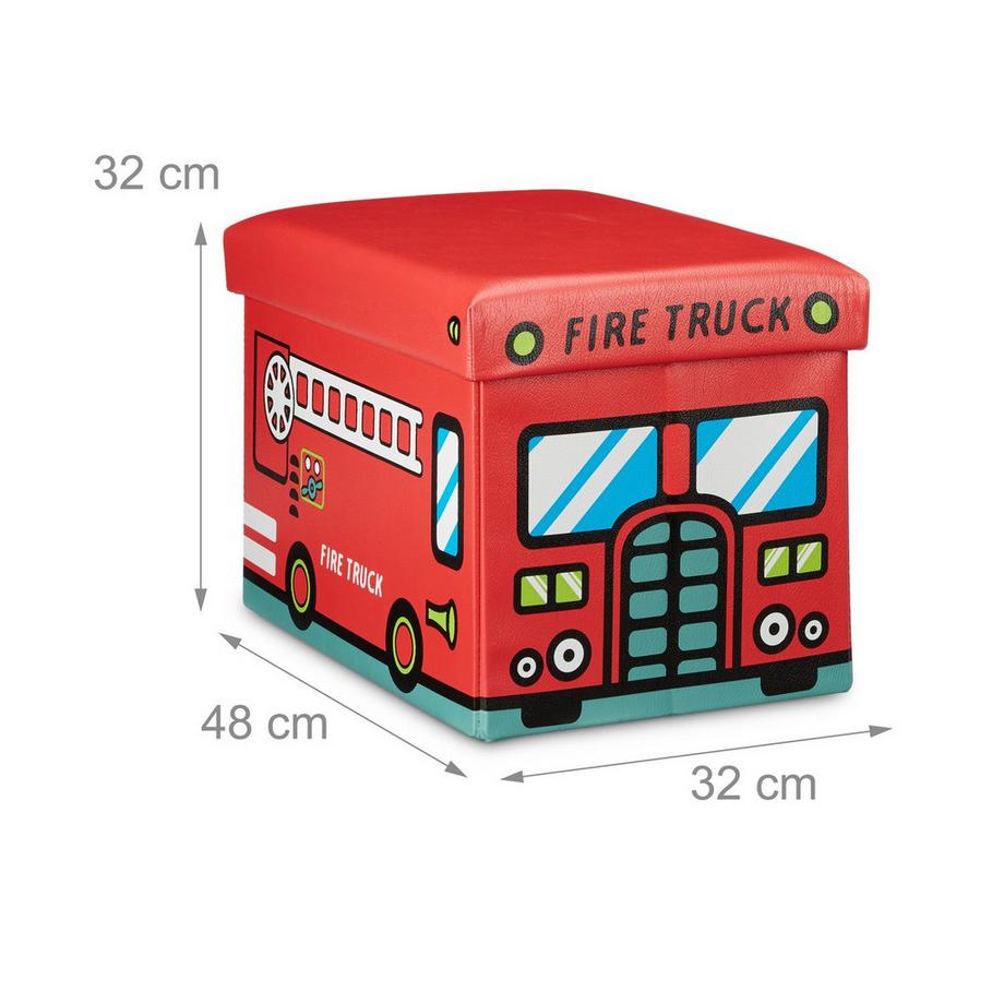 B2X Contenitore per giocattoli pieghevole con spazio di archiviazione  
