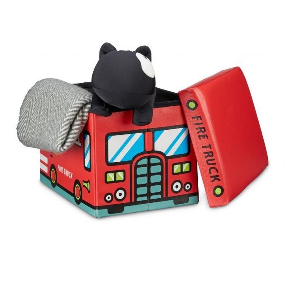 Contenitore per giocattoli pieghevole con spazio di archiviazione