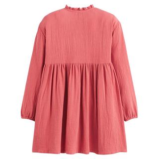 La Redoute Collections  Robe droite boutonnée en gaze de coton 