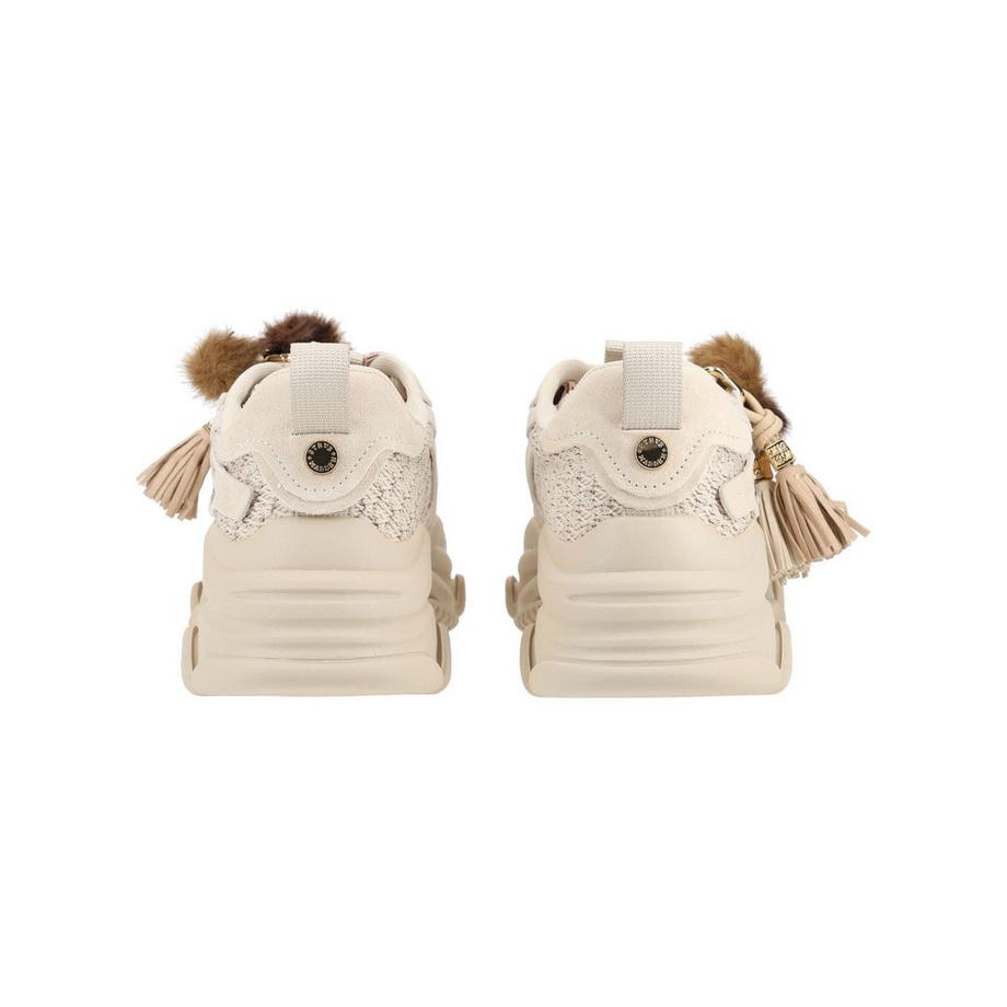 STEVE MADDEN Sneaker mit Chunky-Sohle und Quasten Pom-Pom Details  