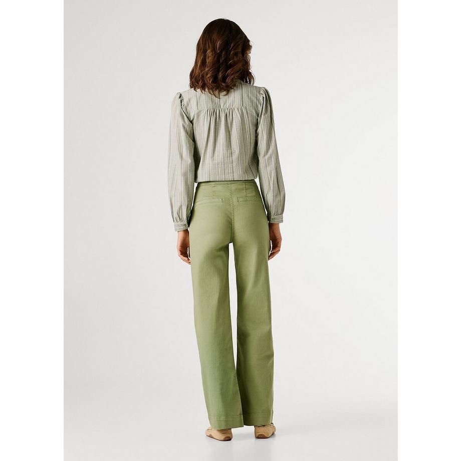 Pepe Jeans London Weite Hose mit Knopfdetails  