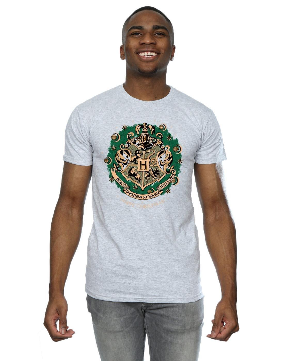 Harry Potter Hogwarts Weihnachts Design T-Shirt  