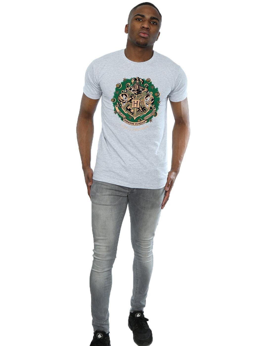 Harry Potter Hogwarts Weihnachts Design T-Shirt  