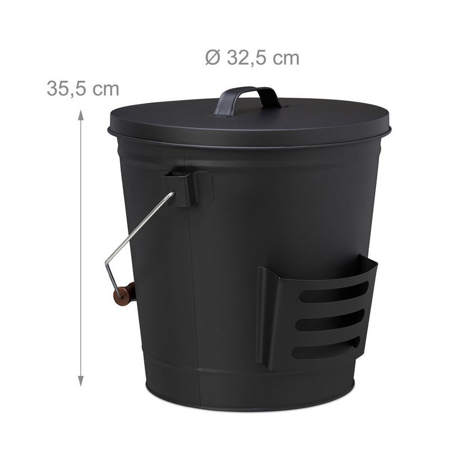 B2X Cendrier avec couvercle et pelle  