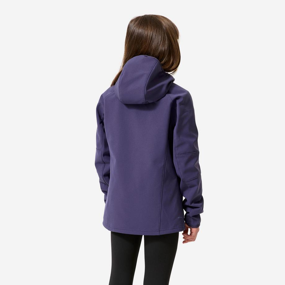 QUECHUA  Veste softshell de randonnée enfant 7-15 ans, hike 900 noir 