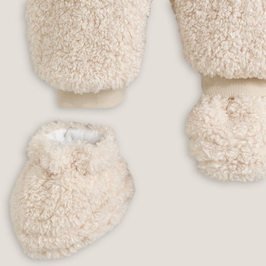 La Redoute Collections  Warmer Overall mit Sherpa-Kapuze 