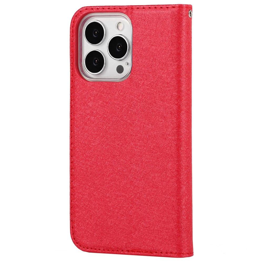 Cover-Discount  iPhone 14 Pro - Custodia Flip Silk Texture 