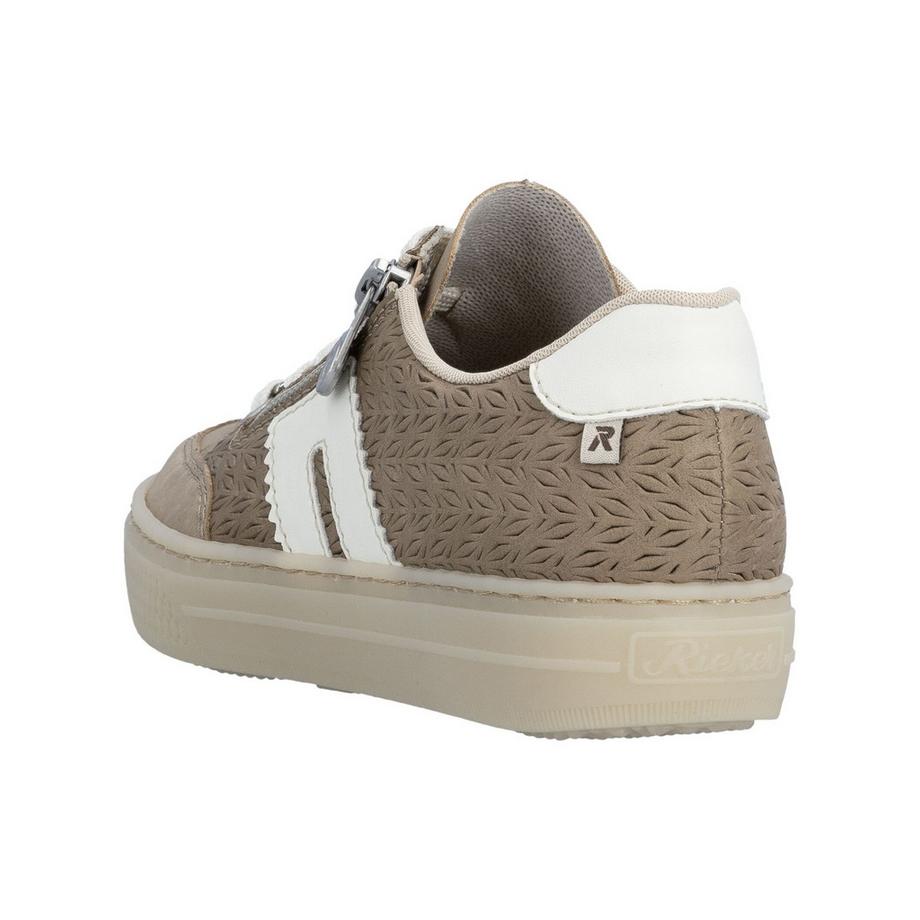 Rieker Sneaker con Cerniera Laterale e Pannello Texture  