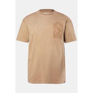 Sthuge Oversized Halbarm T-Shirt mit Brustprint  